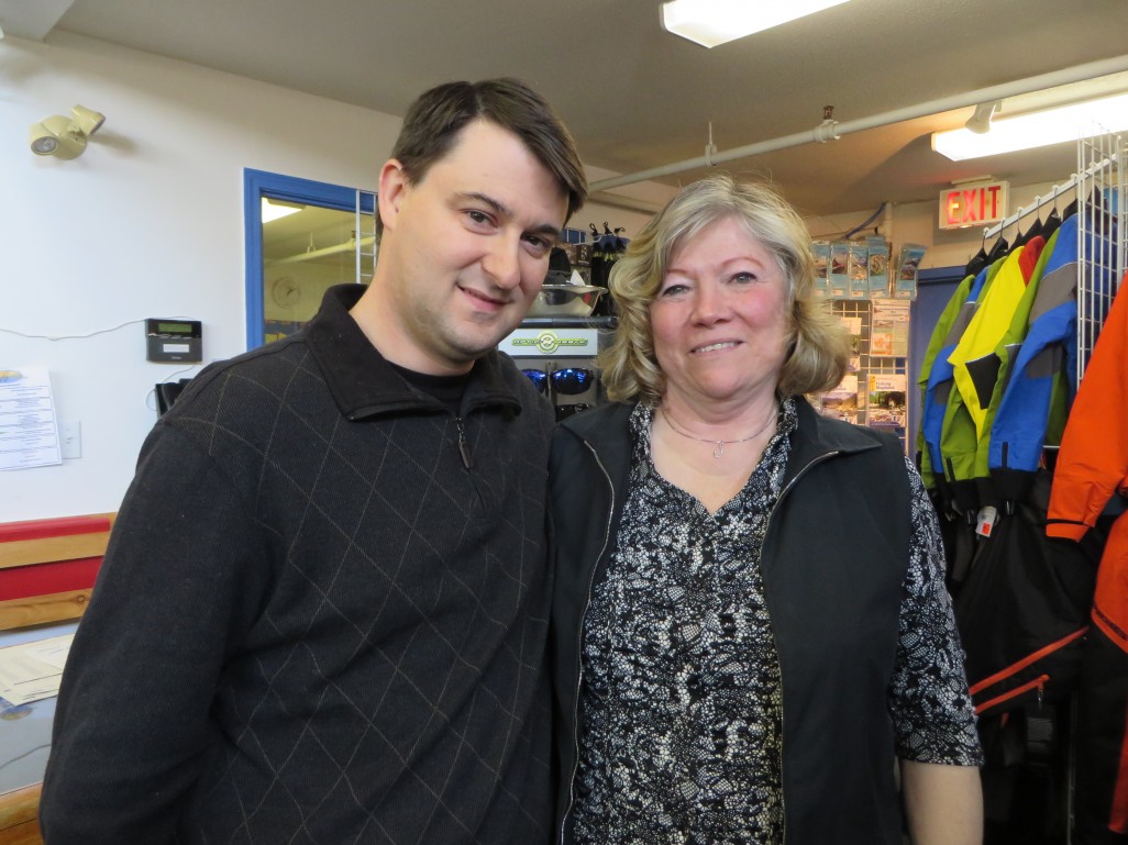 Me and Mary from Clipper Canoes. 