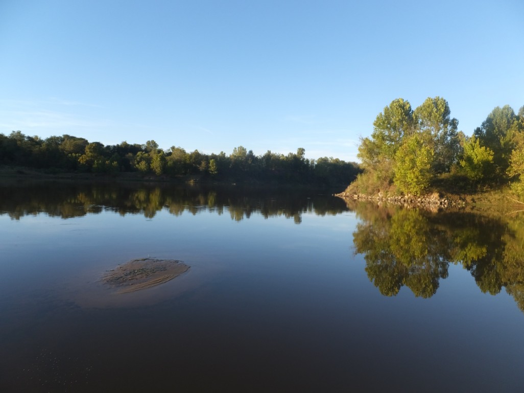 view from campsite